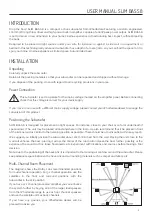 Preview for 3 page of Wharfedale Pro SLIM BASS 8 User Manual