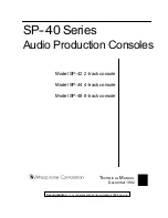 Wheatstone SP-42 Technical Manual preview