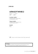 Preview for 3 page of WheelzAhead ULTRASOFT WHEELZ User Manual