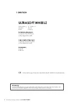 Preview for 8 page of WheelzAhead ULTRASOFT WHEELZ User Manual