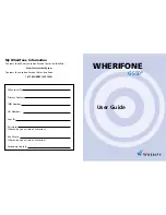 Preview for 2 page of Wherify Wherifone G550 User Manual