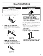 Preview for 5 page of Whirlpool 0W10196159 Installation Instruction