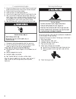 Preview for 8 page of Whirlpool 0W10196159 Installation Instruction