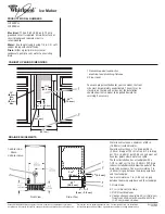 Preview for 1 page of Whirlpool 2217406-D-WH Dimension Manual