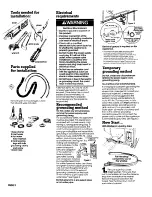 Preview for 3 page of Whirlpool 3354199 Installation Instructions Manual