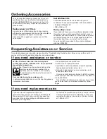 Preview for 8 page of Whirlpool 4380701 Use & Care Manual And Installation Instructions