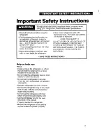 Preview for 3 page of Whirlpool 4ED20ZK Use & Care Manual