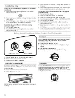 Preview for 14 page of Whirlpool 66121560 Use And Care Manual