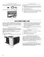 Preview for 16 page of Whirlpool 66121560 Use And Care Manual