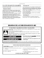 Preview for 19 page of Whirlpool 66121560 Use And Care Manual