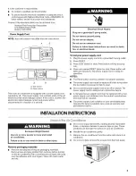 Preview for 5 page of Whirlpool 66121560A Use & Care Manual