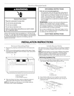 Preview for 5 page of Whirlpool 8205144 Installation Instructions Manual