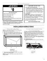 Preview for 5 page of Whirlpool 8205272 Installation Instructions Manual