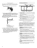 Preview for 8 page of Whirlpool 8205272 Installation Instructions Manual