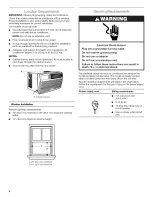 Preview for 4 page of Whirlpool 8209797 Use & Care Manual