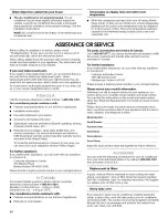 Preview for 14 page of Whirlpool 8209797 Use & Care Manual