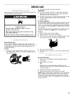 Preview for 23 page of Whirlpool 8577194 Use And Care Manual