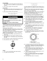 Preview for 8 page of Whirlpool 9754384 Use And Care Manual