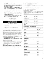 Preview for 17 page of Whirlpool 9754384 Use And Care Manual