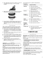 Preview for 7 page of Whirlpool 9761890 Use & Care Manual