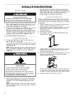 Preview for 8 page of Whirlpool 9762035A Installation Instructions Manual