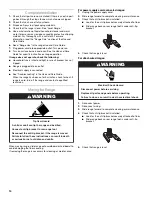 Preview for 14 page of Whirlpool 9762035A Installation Instructions Manual