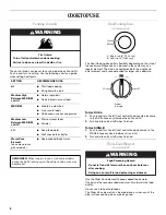 Preview for 8 page of Whirlpool 9763001 Manual