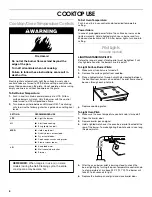 Preview for 6 page of Whirlpool 98014840 Use And Care Manual