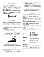 Preview for 7 page of Whirlpool 98014840 Use And Care Manual