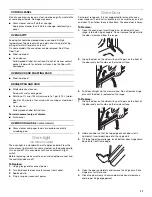 Preview for 11 page of Whirlpool 98014840 Use And Care Manual