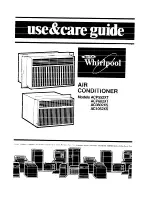 Preview for 1 page of Whirlpool AC1052XS Use And Care Manual