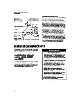 Preview for 4 page of Whirlpool ACC602 Installation Instructions Manual