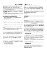 Preview for 13 page of Whirlpool ACE082XS2 Use & Care Manual