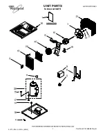 Preview for 1 page of Whirlpool ACE244PT0 Parts List