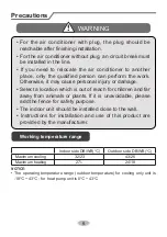 Preview for 9 page of Whirlpool ACH09000R Health & Safety, Use And Care And Installation Manual