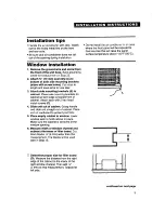 Preview for 9 page of Whirlpool ACM 152XE0 Installation & User Manual