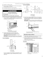 Preview for 9 page of Whirlpool ACM184XS0 Use & Care Manual