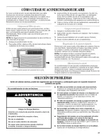 Preview for 41 page of Whirlpool ACM184XS0 Use & Care Manual