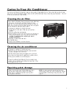 Preview for 7 page of Whirlpool ACQ052PK0 Use & Care Manual And Installation Instructions