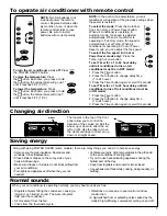 Preview for 9 page of Whirlpool ACQ058MM0 Use And Care Manual