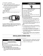 Preview for 5 page of Whirlpool ACQ088PV Use And Care Manual