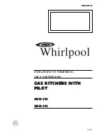 Preview for 1 page of Whirlpool ADN 612 Instructions For Installation Manual