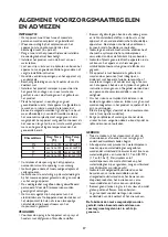 Preview for 27 page of Whirlpool AFB 900 Instructions For Use Manual