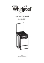 Preview for 1 page of Whirlpool AGG640IX Instruction Manual