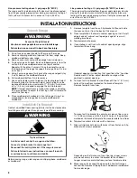 Preview for 6 page of Whirlpool AGR3300XDW Installation Instructions Manual