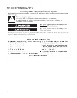 Preview for 2 page of Whirlpool AMAP050BW Use And Care Manual