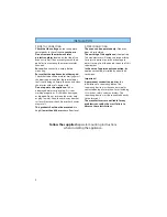 Preview for 2 page of Whirlpool AMW 470 Instructions For Use Manual