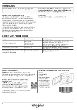 Preview for 8 page of Whirlpool AMW 4900/IX Daily Reference Manual