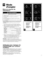 Preview for 27 page of Whirlpool AR1800XA0 Installation & User Manual