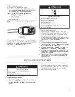 Preview for 5 page of Whirlpool AW05CR1SRHUE Use & Care Manual